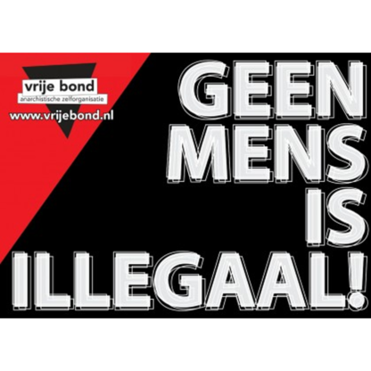 Geen mens is illegaal! - A7  | 10 Stucks