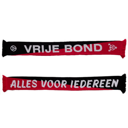 Zwart-rode VB sjaal - Alles voor iedereen